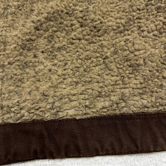 C.E. Schmidt Workwear Canvas Coat Brown Sherpa Lined Men’s Size 2XLR - Picture 9 of 12